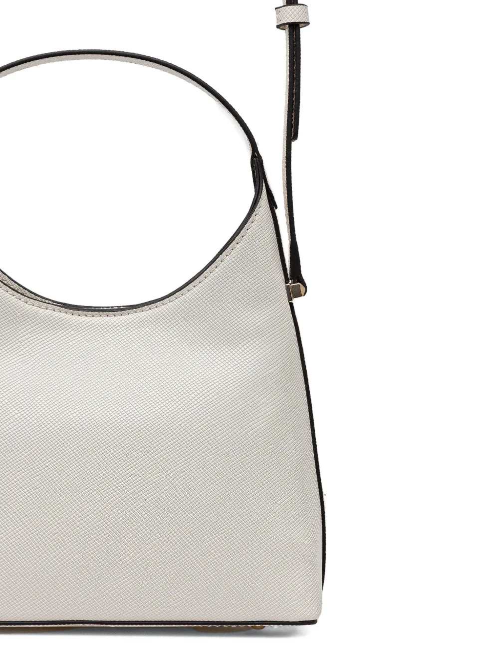 Guess Usa Logo-plaque Satchel Bag In Neutral