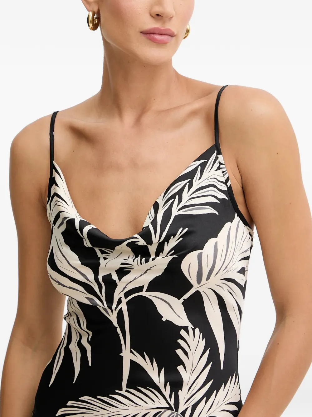 Guess Usa New Akilina Spaghetti-strap Midi Dress In Blue