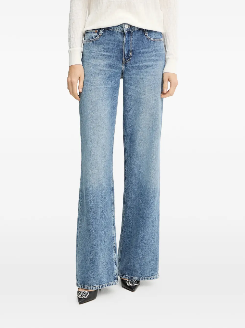 GUESS USA triangle-logo jeans | Blue | Image 1