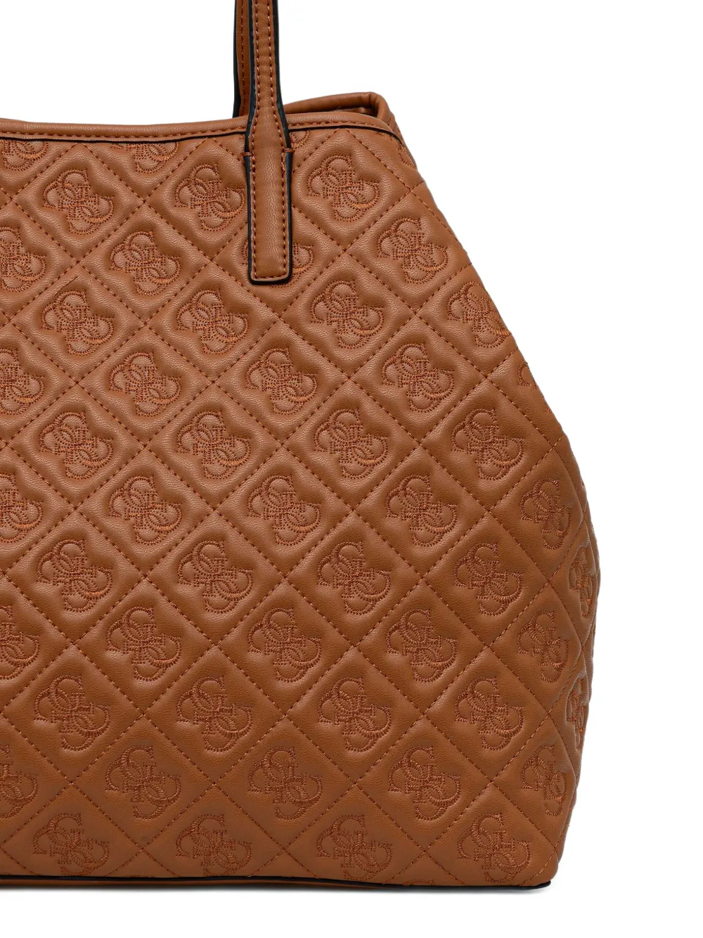 GUESS USA Adelasia shopper met logoplakkaat Bruin