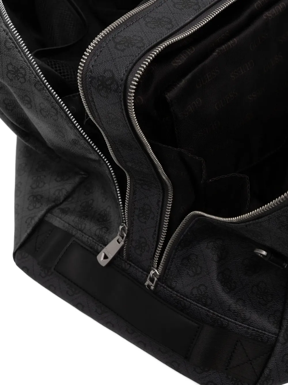 GUESS USA Reistas met monogram-print Zwart