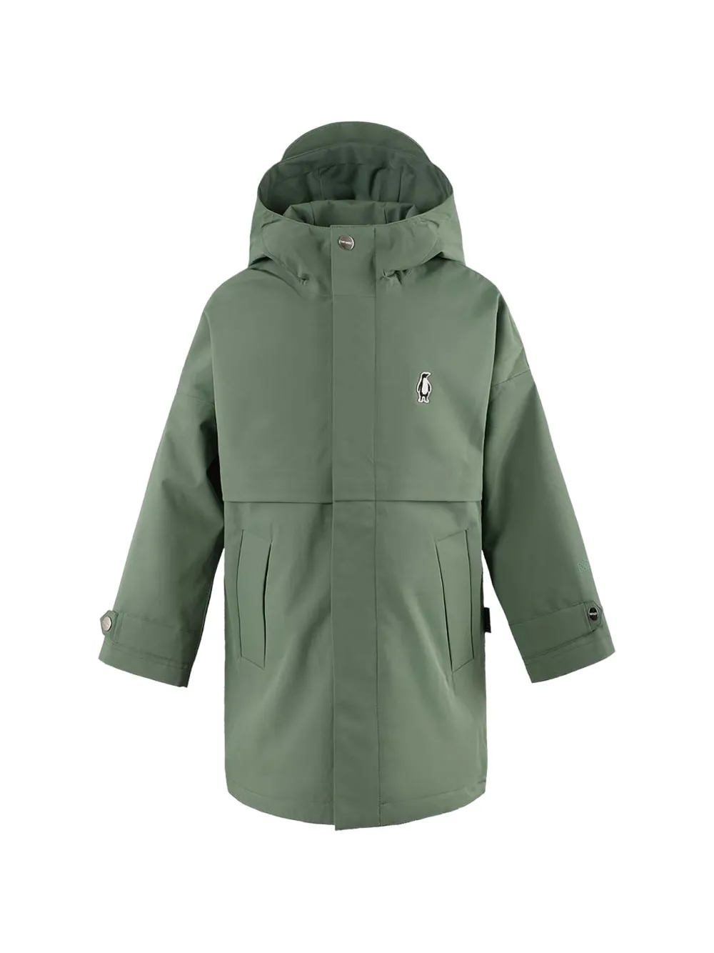 Gosoaky Tiger Eye hooded puffer jacket - Grün