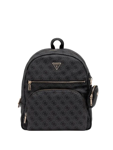 GUESS USA monogram-pattern zip-pocket backpack