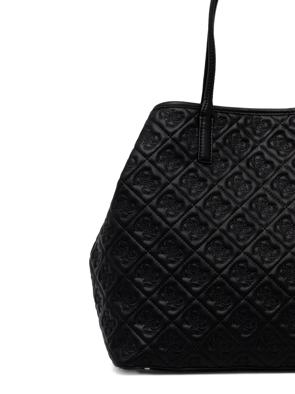Guess Usa Quilted Tote Bag In Black