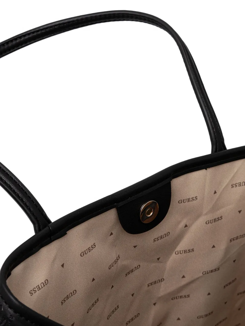 Guess Usa Quilted Tote Bag In Black