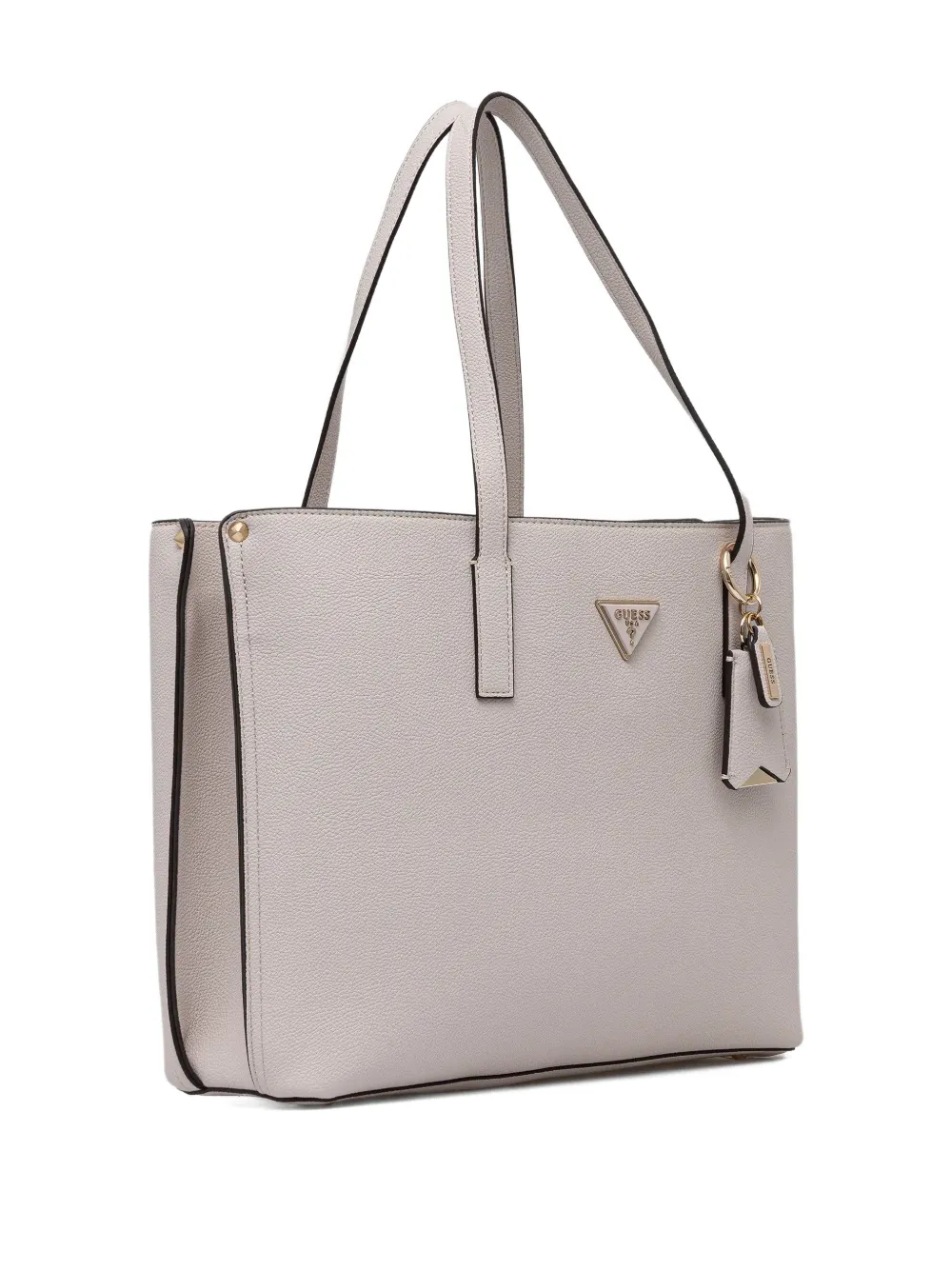 GUESS USA Meridian II triangle-logo tote bag - Beige