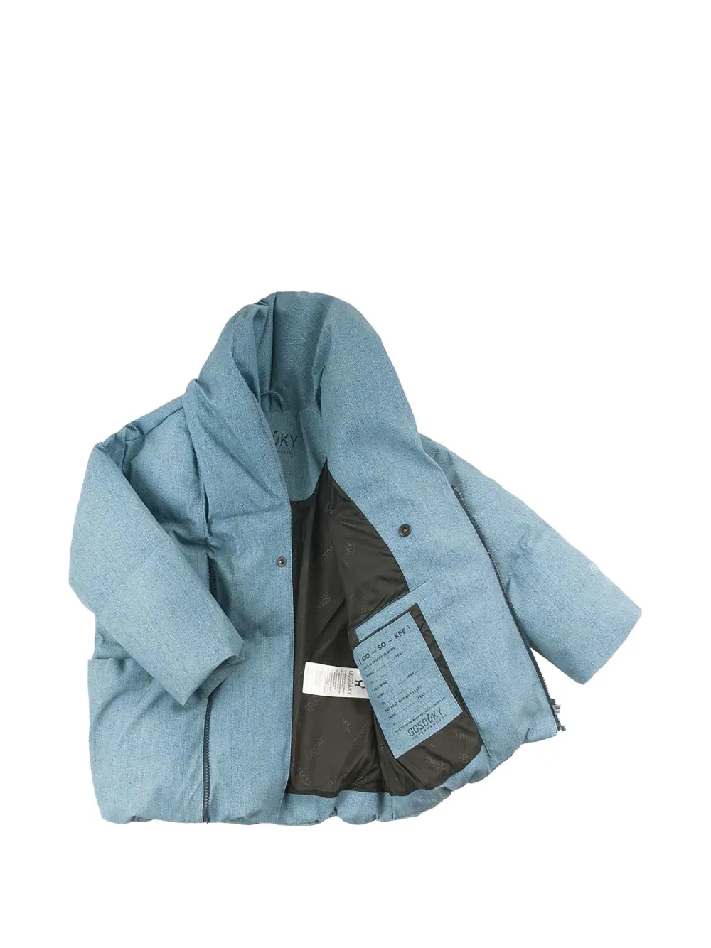  Gosoaky Snow Dog Puffer Jacket - Blue 