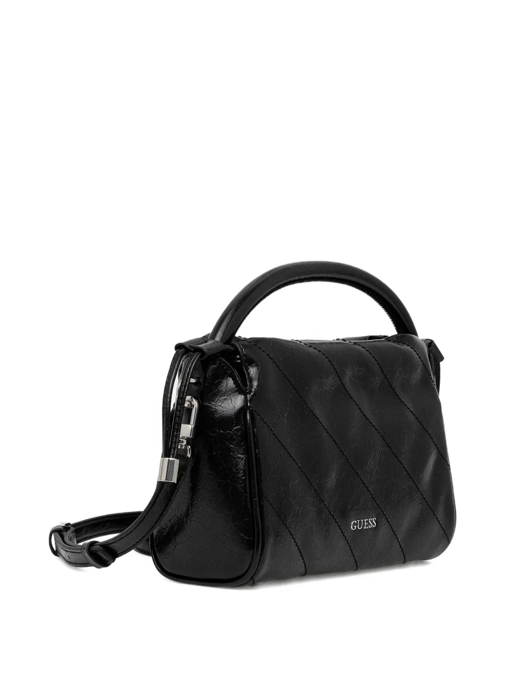 Guess Usa Mini Amys Tote Bag In Black