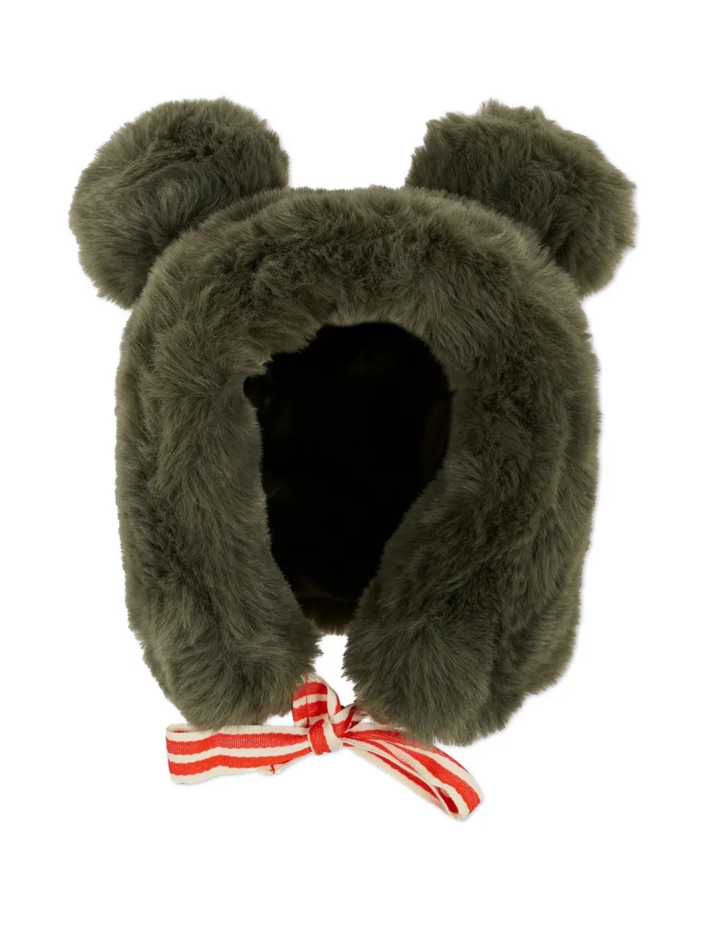 Mini Rodini Ear-flap Hat In Green