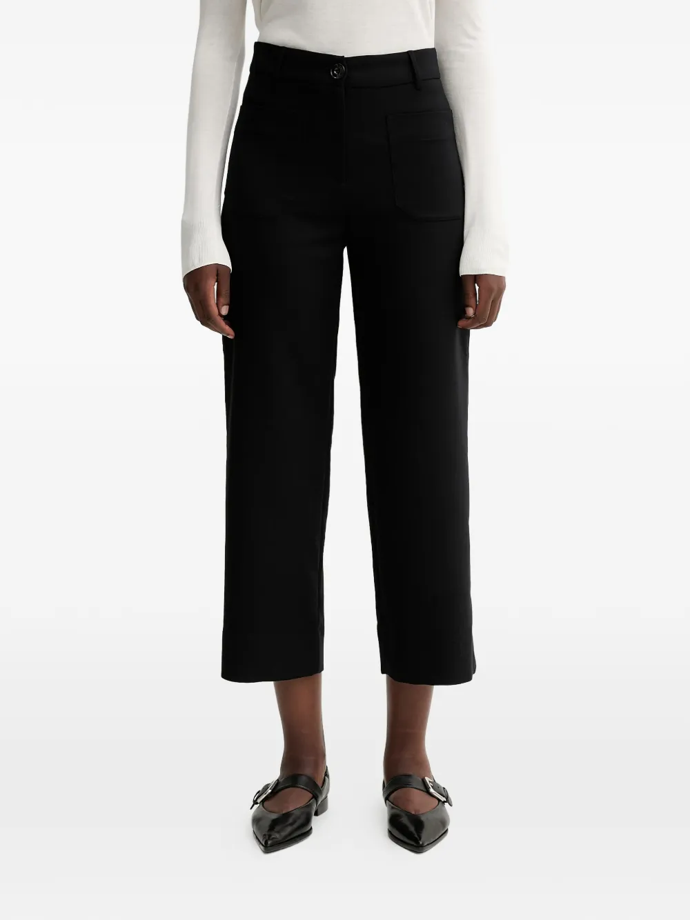 Sessun Cropped Trousers In Blue