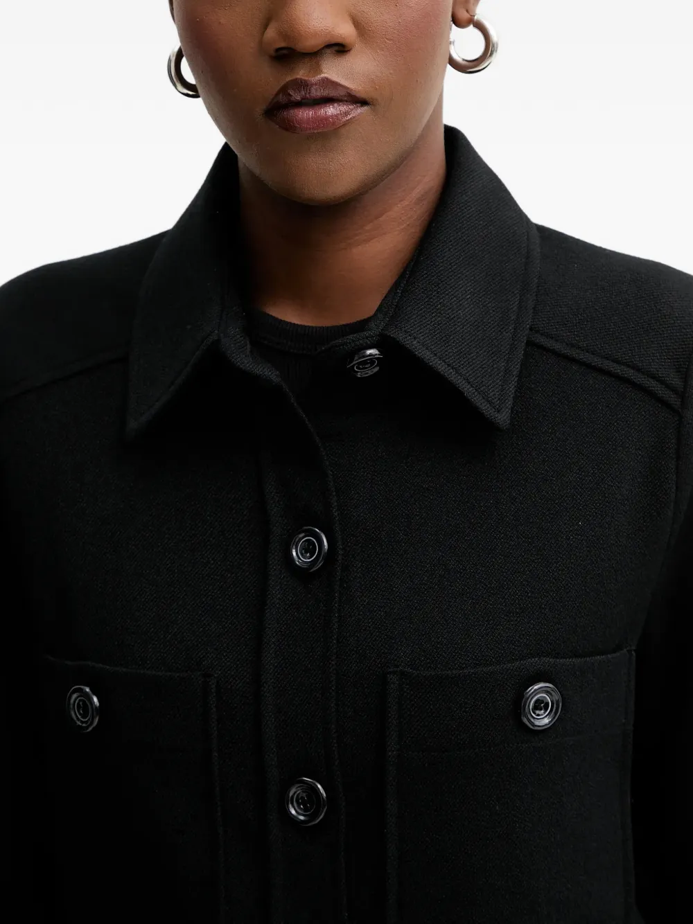 Sessun Theodore Shirt In Black