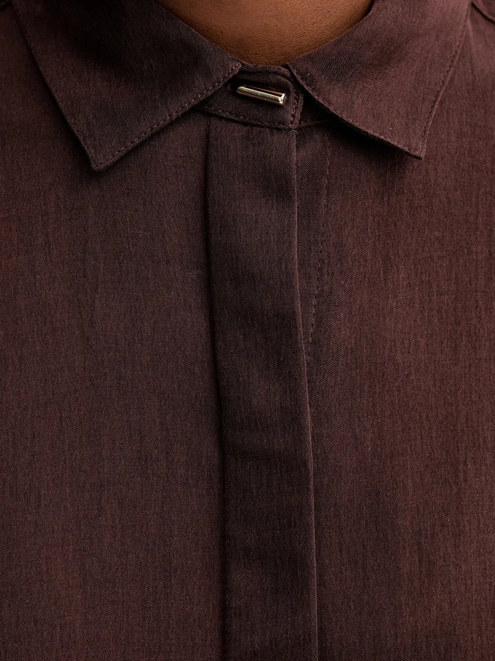 Sessun Button-up Shirt In Brown