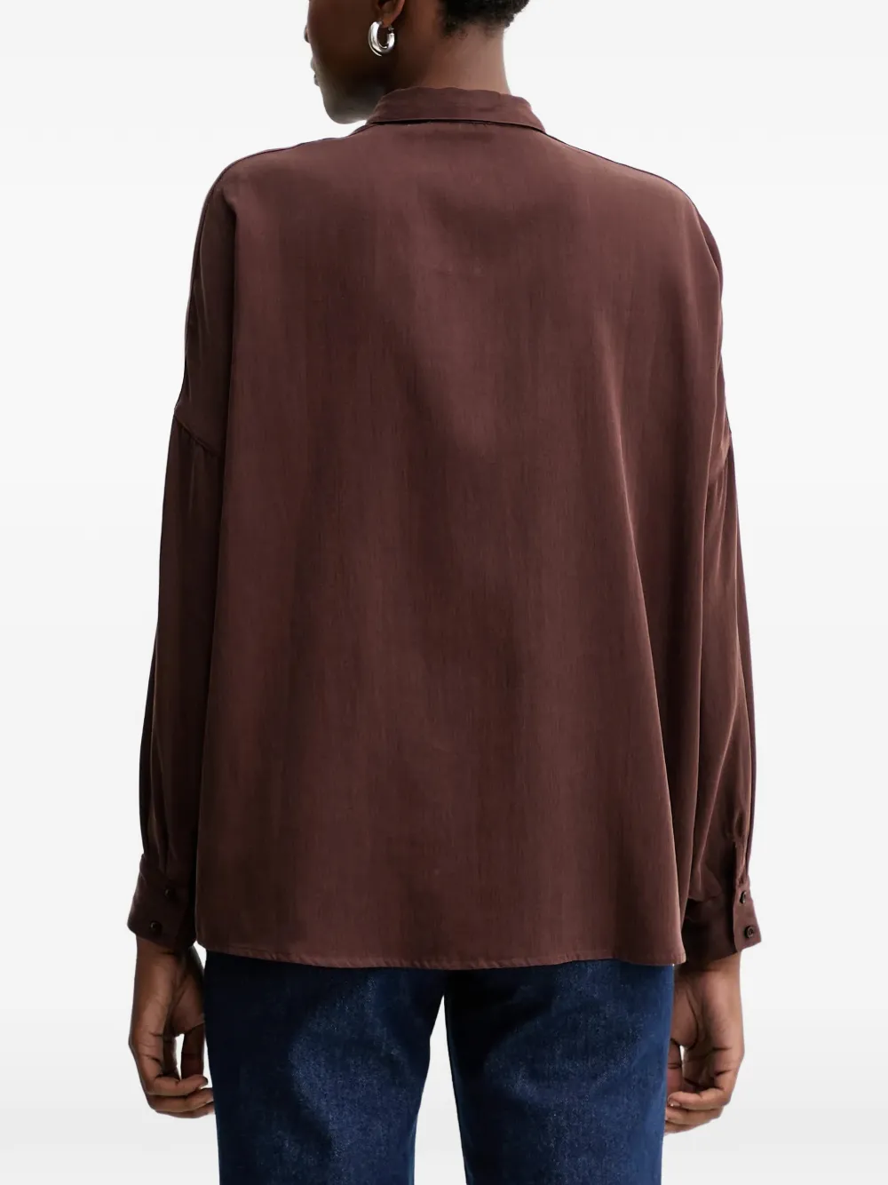 Sessun Button-up Shirt In Brown