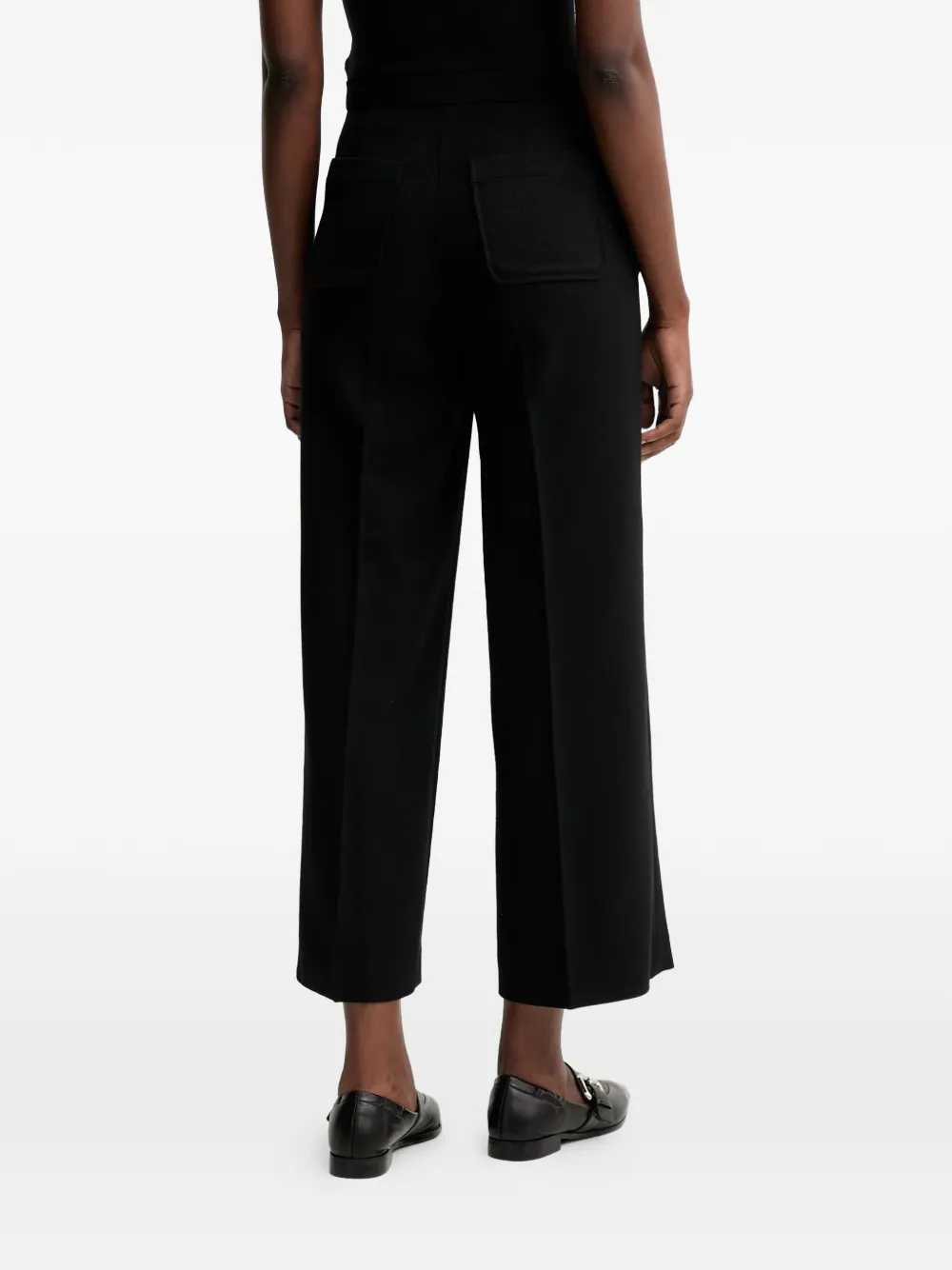  Sessùn Pressed-crease Trousers - Black 