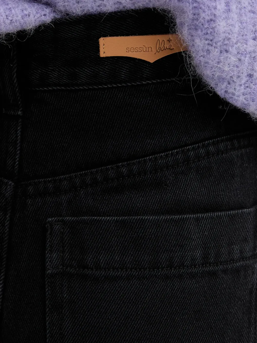 Sessun Wide-leg Jeans In Black