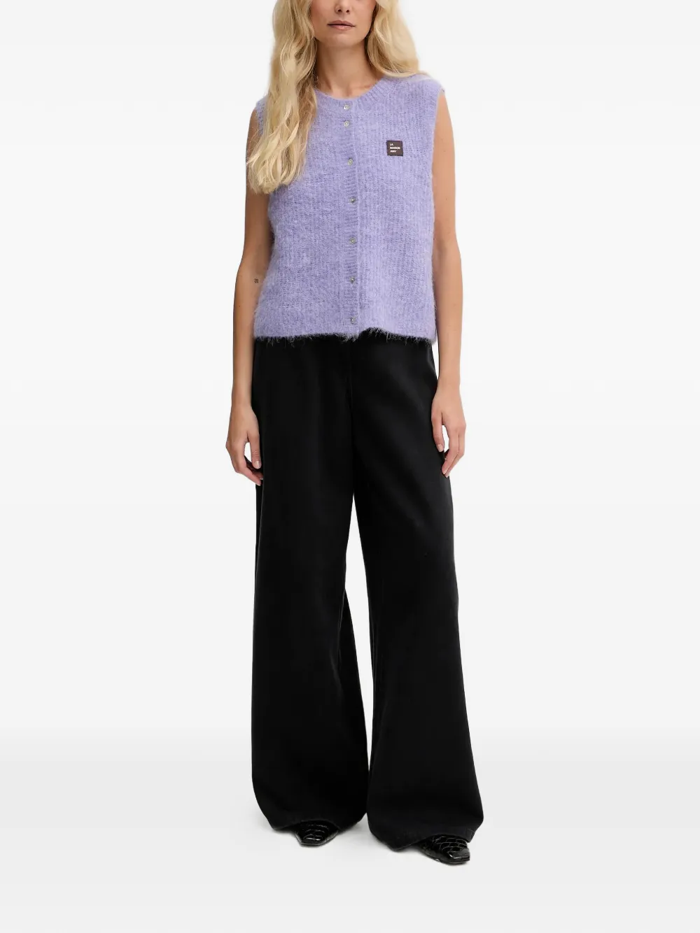 Sessun Wide-leg Jeans In Black