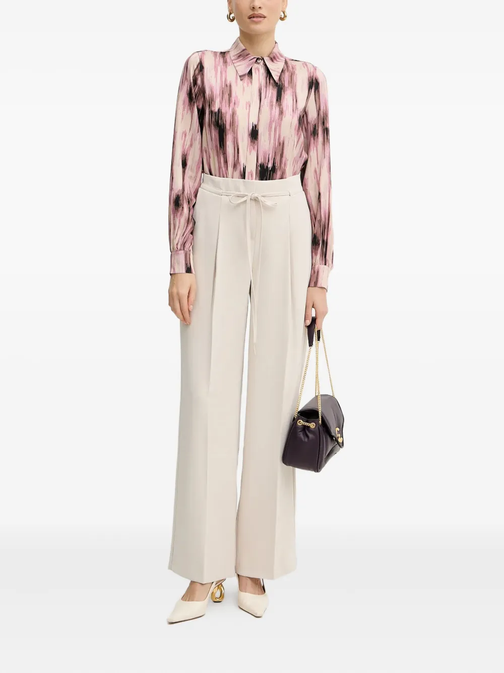 Silvian Heach button-cuff shirt - Roze