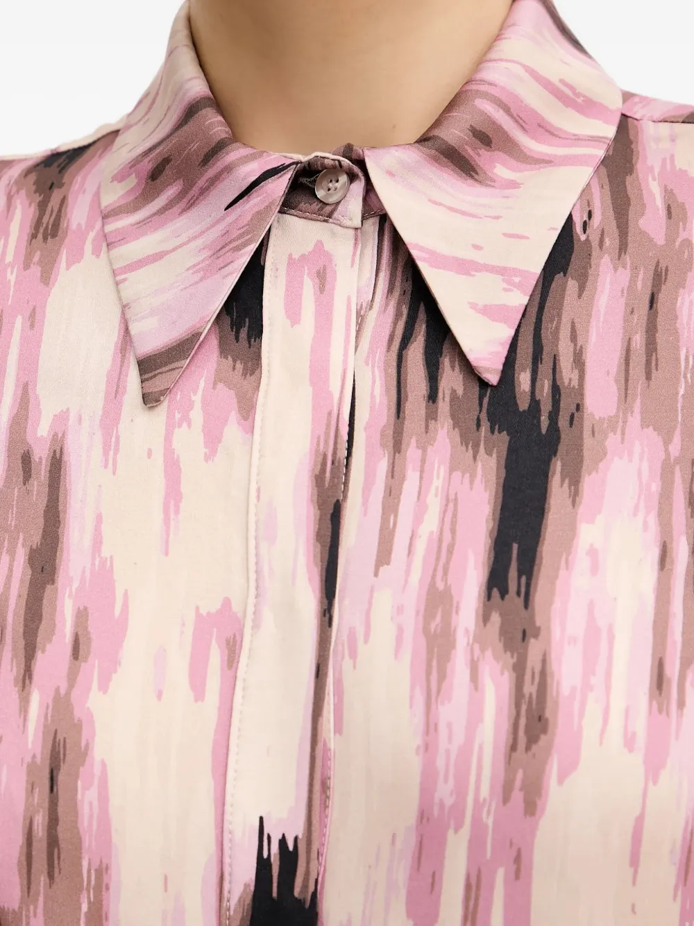 Silvian Heach Button-cuff Shirt In Pink