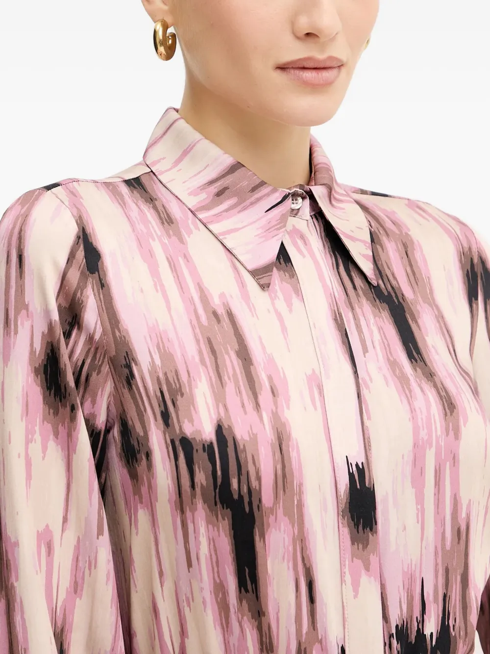 Silvian Heach Button-cuff Shirt In Pink