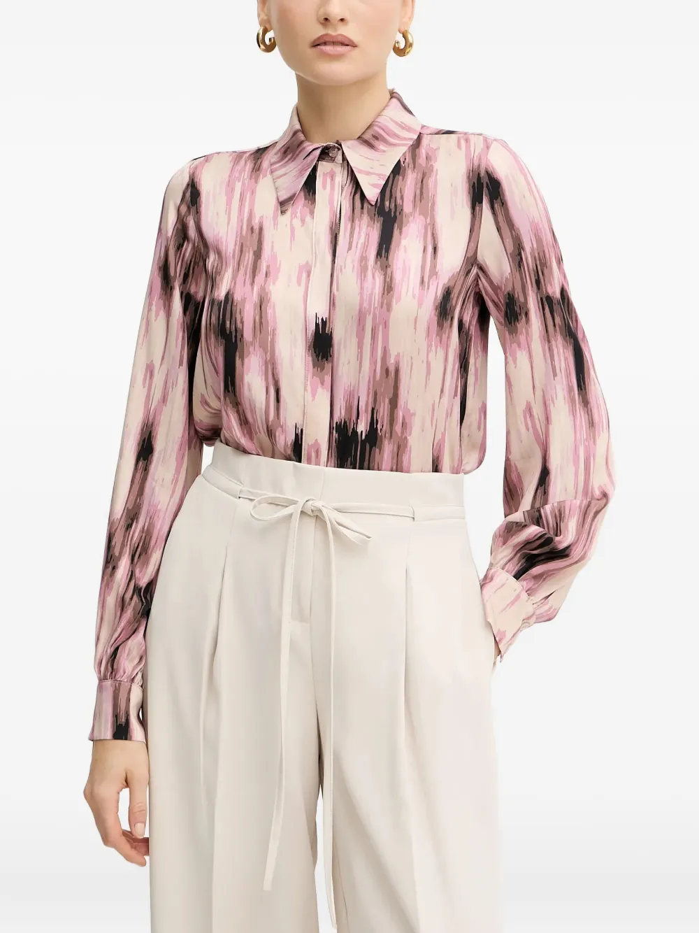 Silvian Heach Button-cuff Shirt In Pink