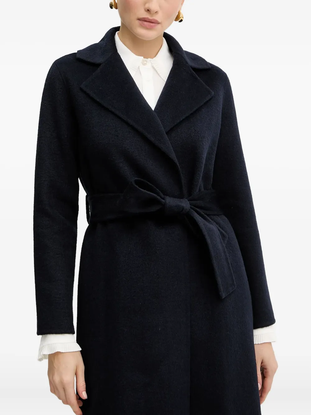 Silvian Heach belted coat | Blue | Image 1