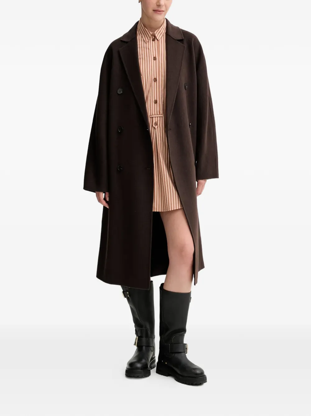 Sessùn Mini-blousejurk Beige