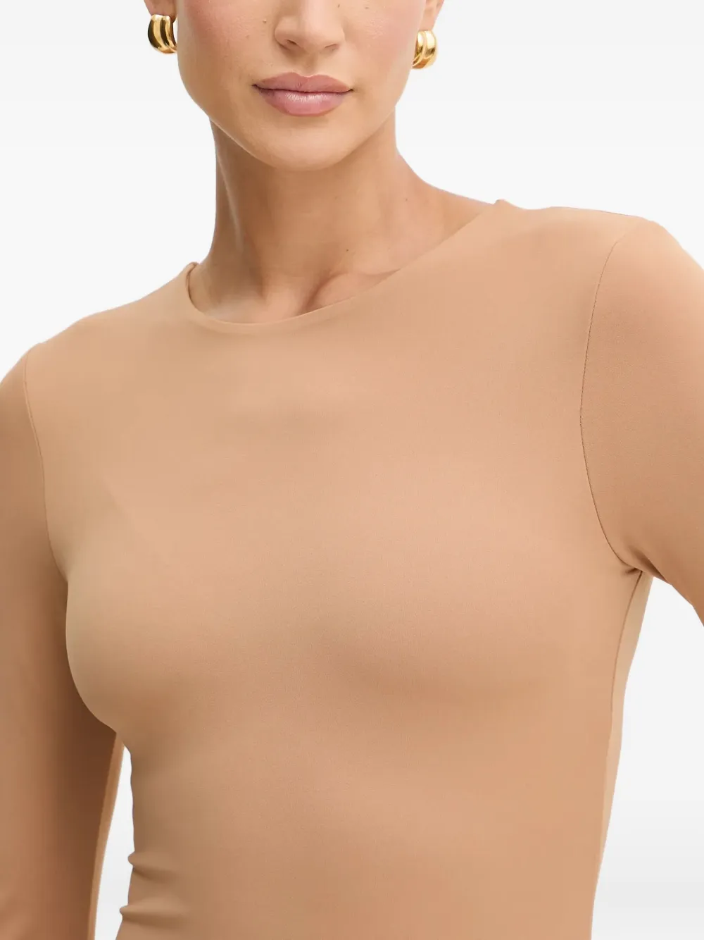 Silvian Heach Mini-jurk met lange mouwen Beige