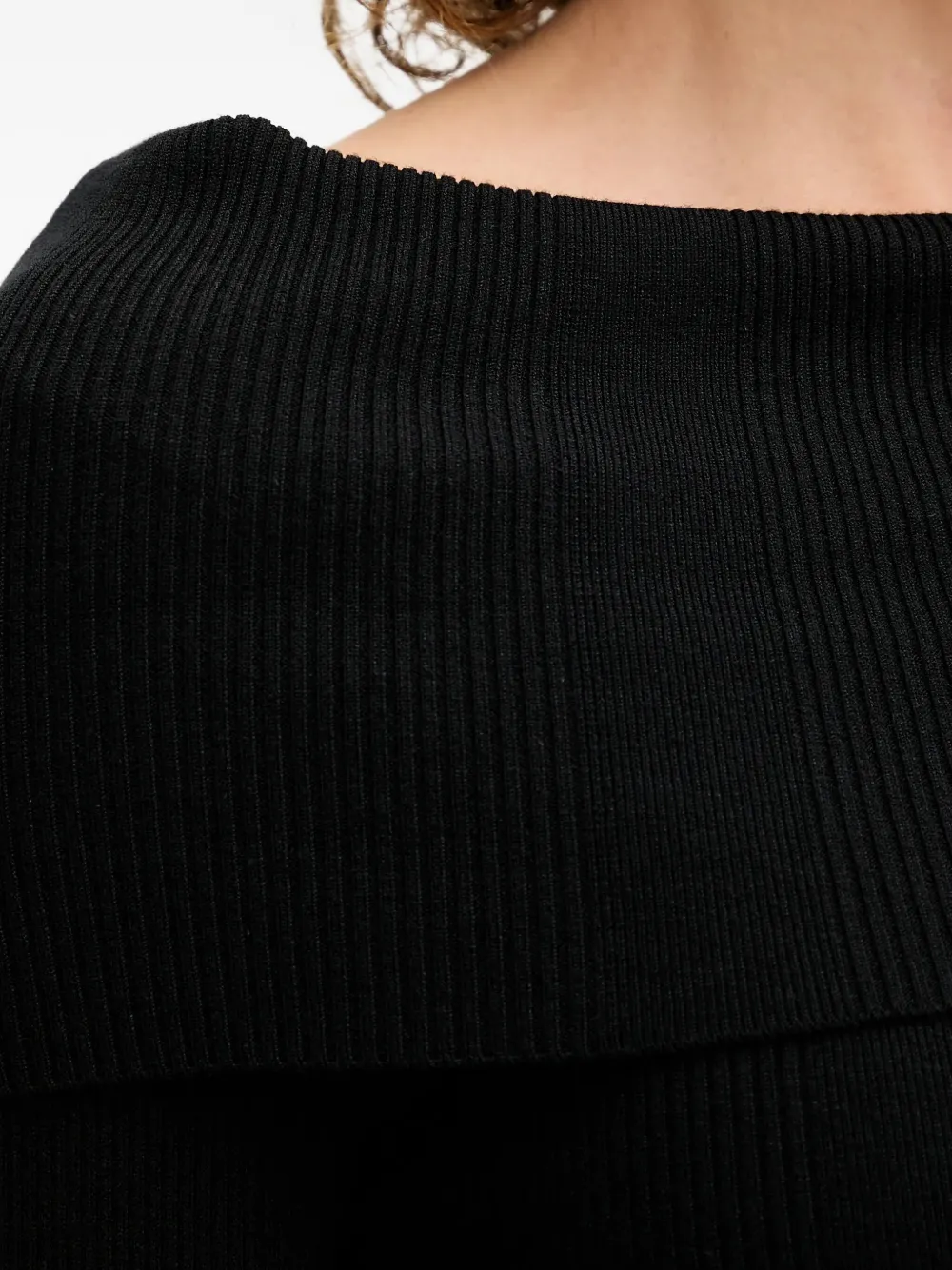 Silvian Heach Geribbelde sweater Zwart