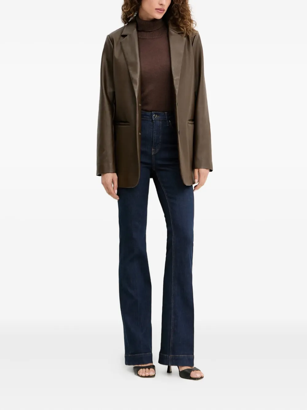 Silvian Heach Verfraaide coltrui Bruin