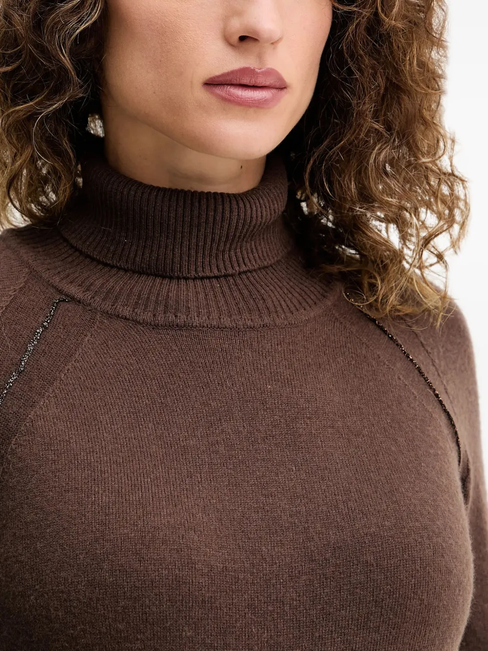 Silvian Heach Verfraaide coltrui Bruin