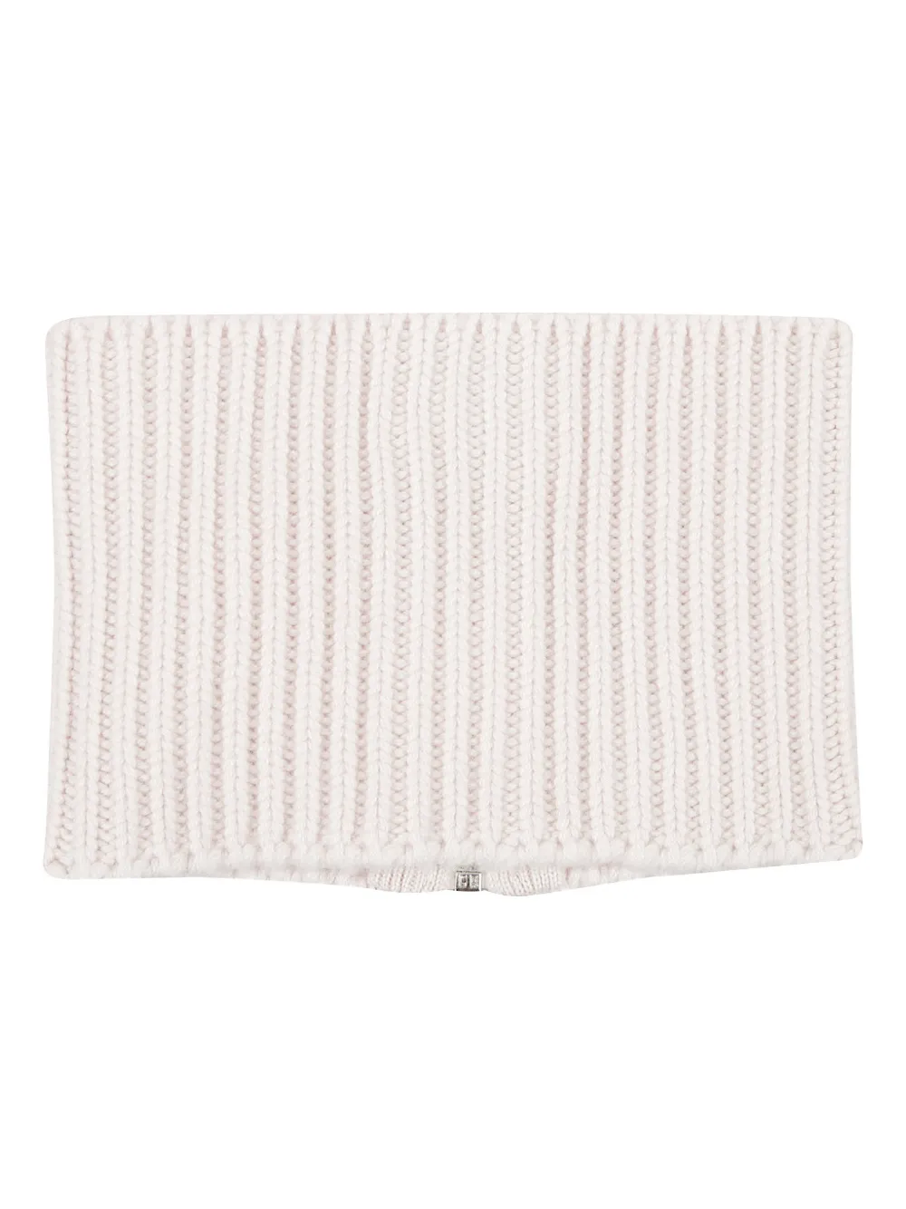 SA SU PHI zipped knitted scarf - Beige