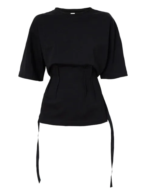 RXQUETTE round-neck tie-detail T-shirt