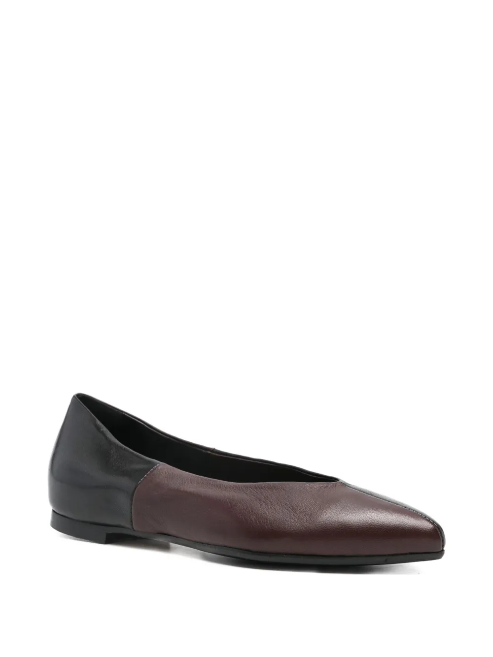 Lorena paggi two-tone pointed-toe flats - Bruin
