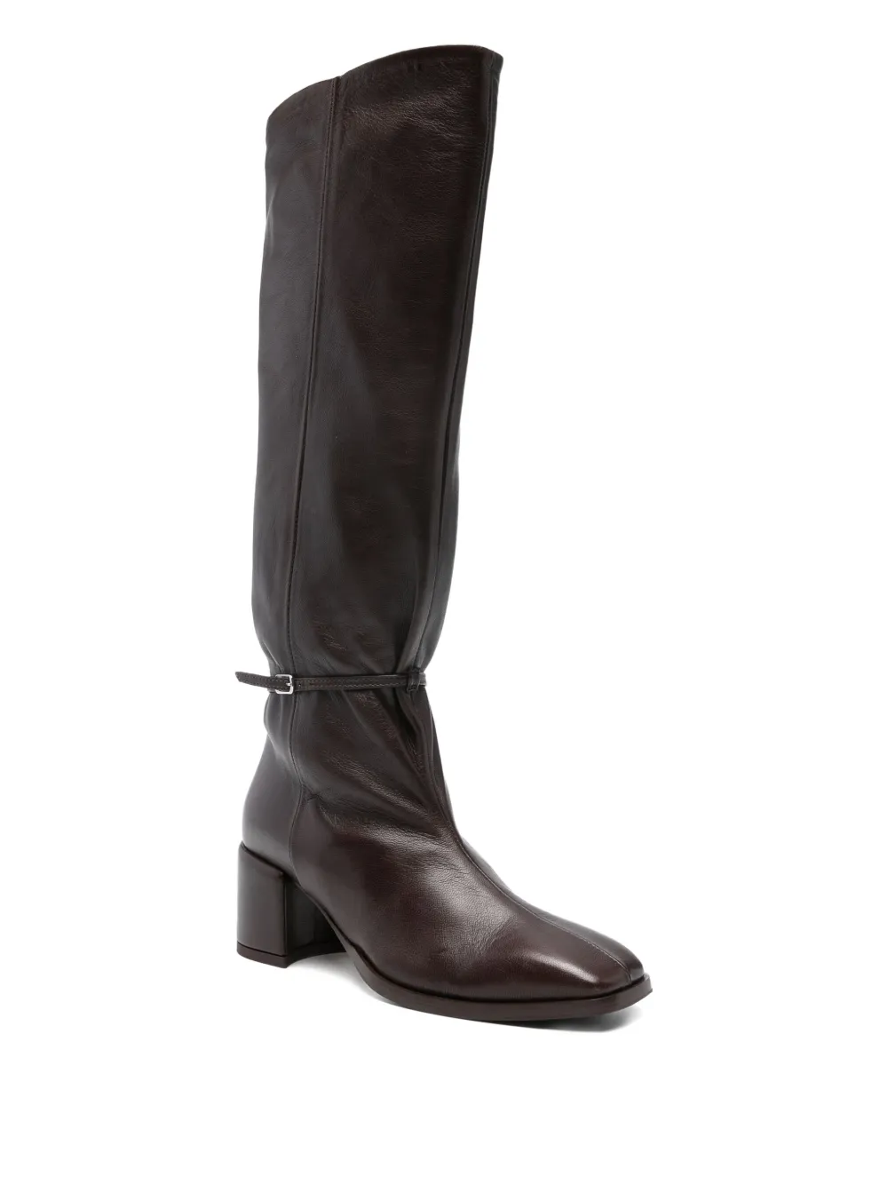 lorena paggi Leren laarzen Bruin