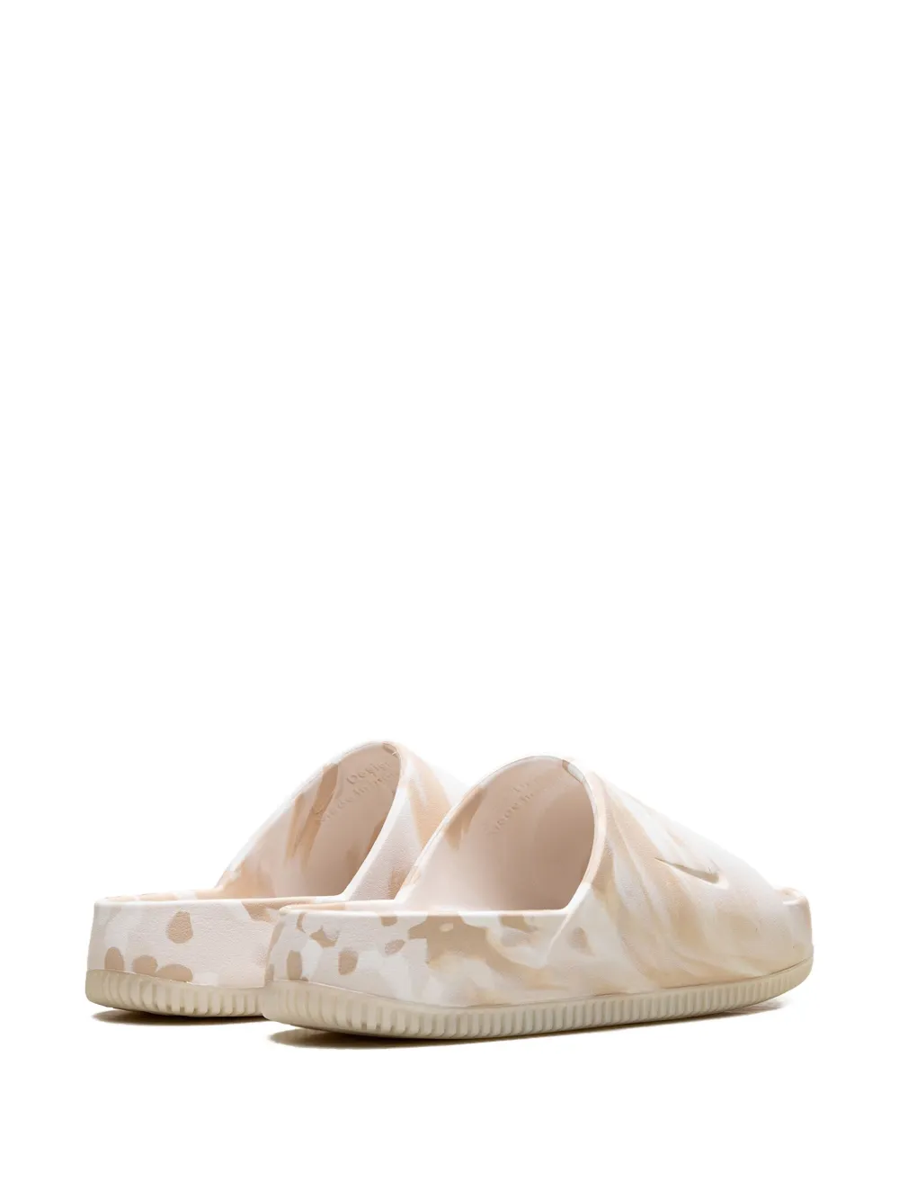 Nike Calm Se Marble-effect Slides In Pink