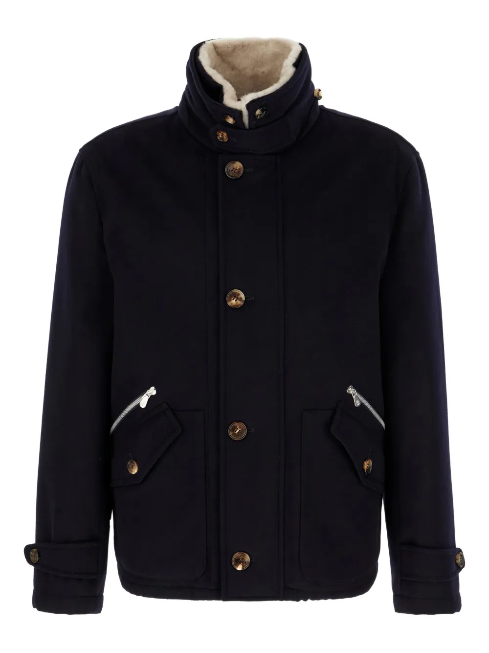 Brunello Cucinelli padded cashmere jacket | Blue | Image 1