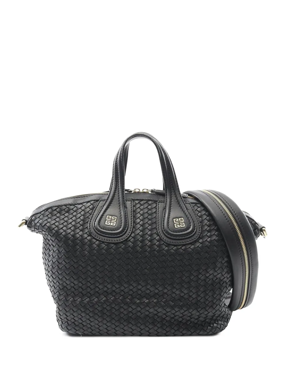 Givenchy Pre-Owned 2000-2025 Small Woven Leather Nightingale satchel | Black | Image 1