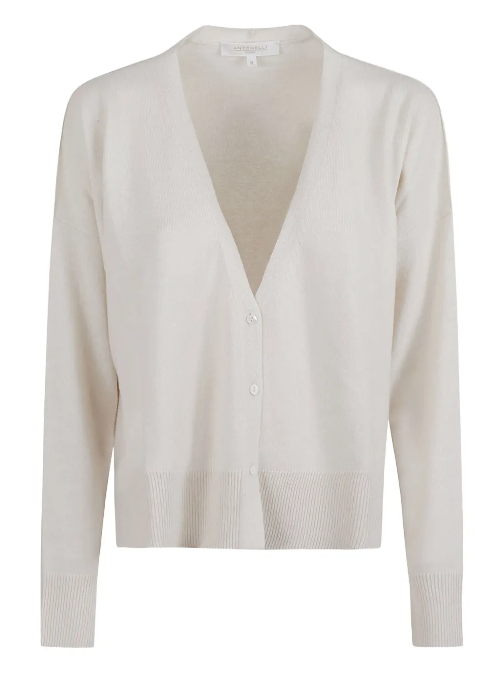 Antonelli Button-front Wool Cardigan In White