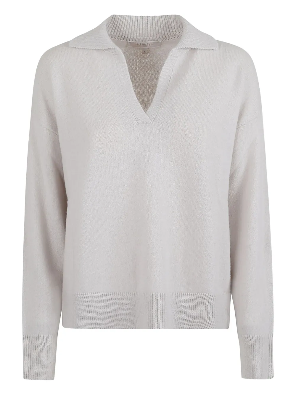 Antonelli polo-neck wool knit | Grey | Image 1