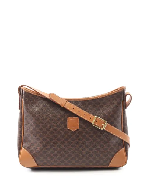 Celine Pre-Owned 2018-2025 Macadam Coated Canvas crossbody bag