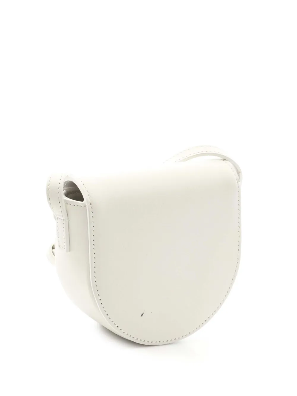 Celine Pre-Owned 2021-2025 ミニ カーフスキン キュイルトリオンフ ブザス ショルダーバッグ - ホワイト Celine Pre-Owned 2021-2025 ミニ カーフスキン キュイルトリオンフ ブザス ショルダーバッグ - ホワイト