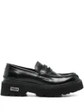 Cult penny-strap platform loafers - Black