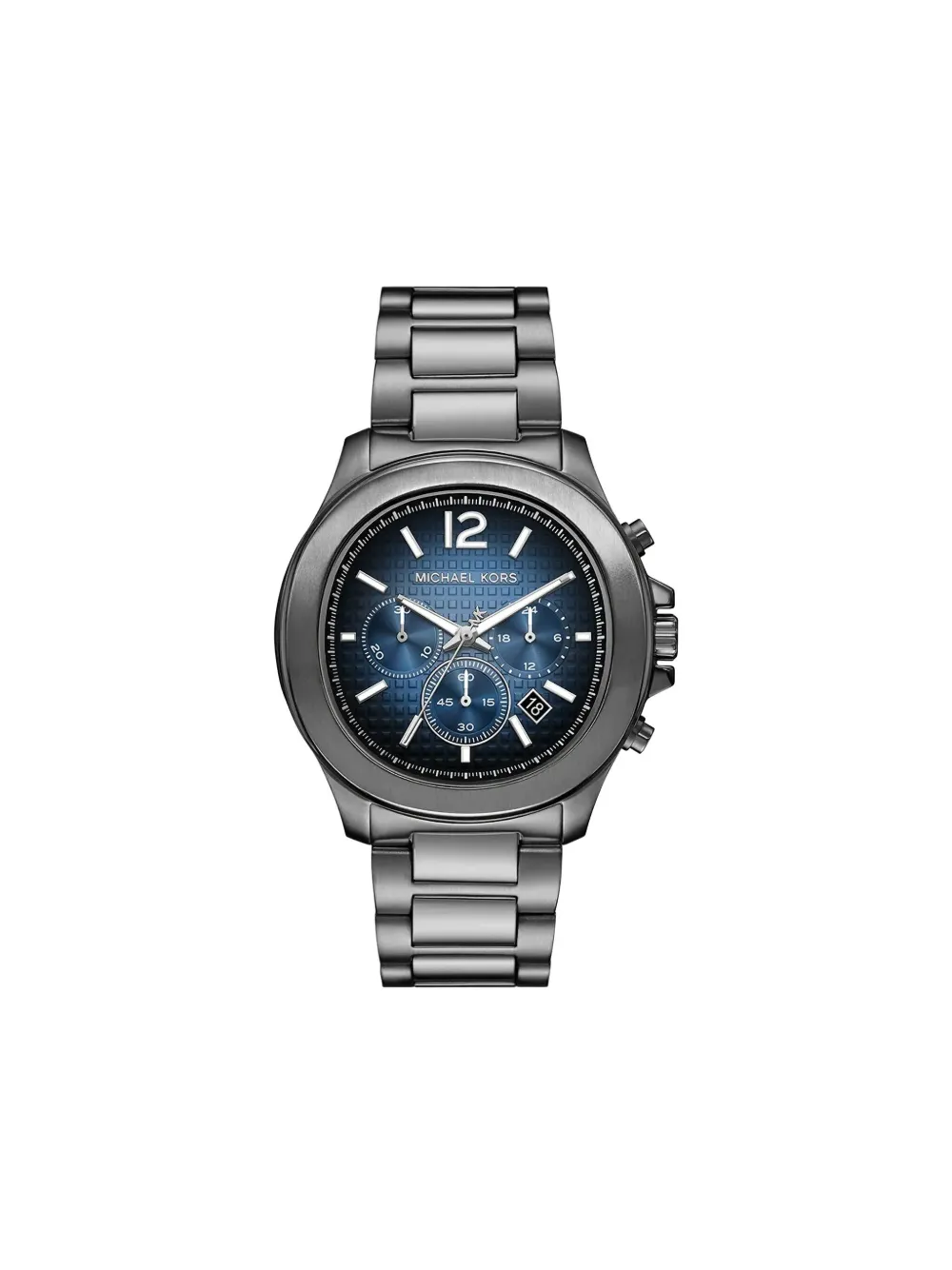 Michael Kors round-face 45mm - ブルー Michael Kors round-face 45mm - ブルー