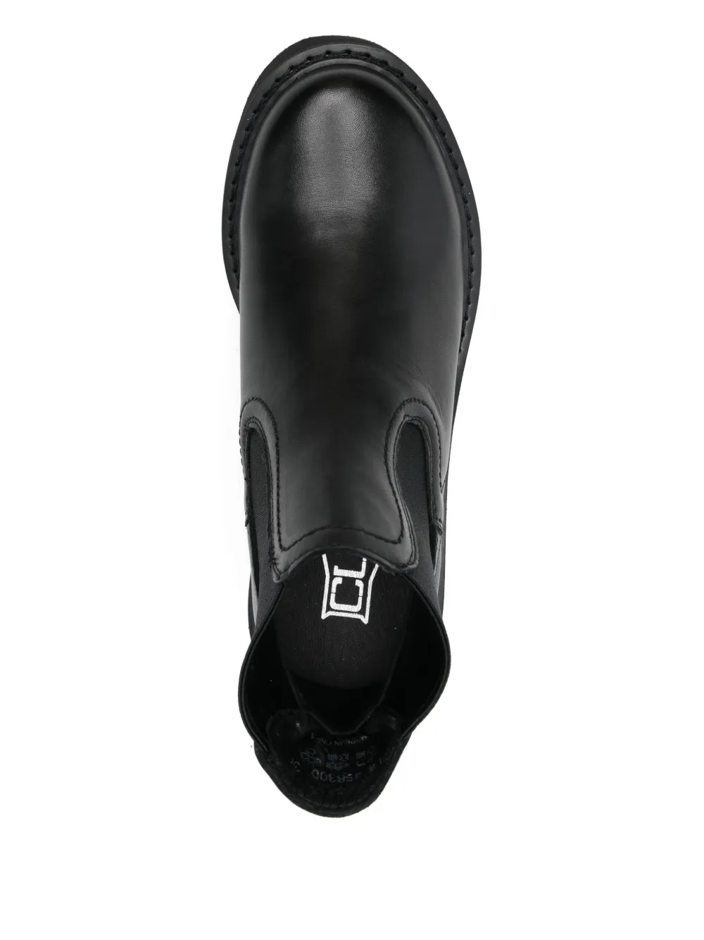 Cult elastic-panelled buckle Chelsea boots Black