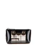 CHANEL Pre-Owned 2002-2003 Vinyl Coco Window Cosmetic pouch - Black