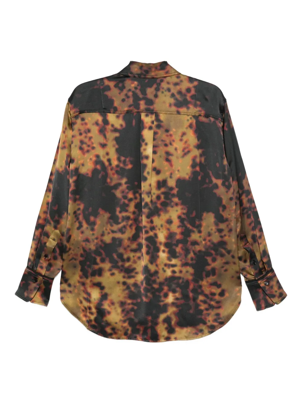 Victoria Beckham tortoiseshell-print shirt - Bruin