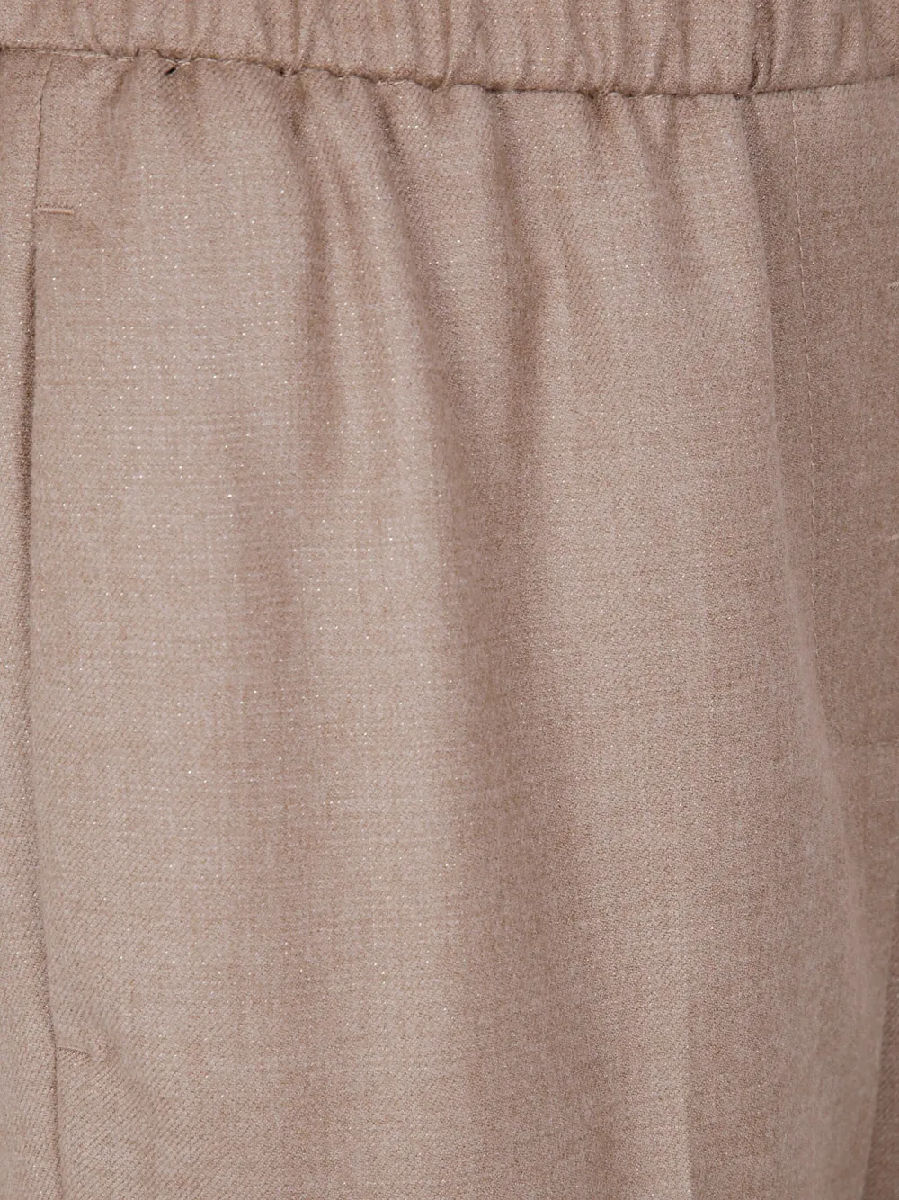 Peserico Broek met elastische taille Beige