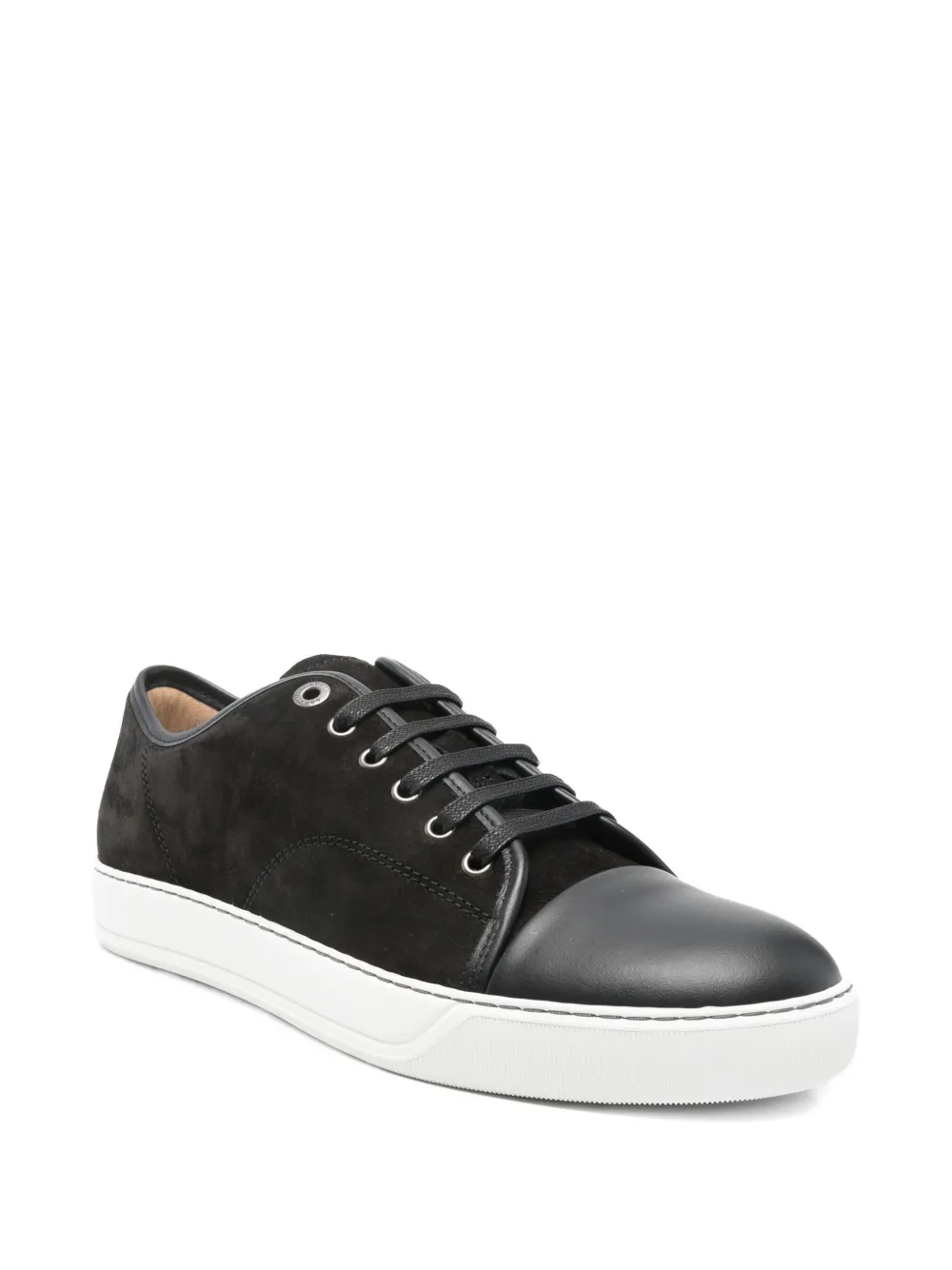 Lanvin leather sneakers Zwart