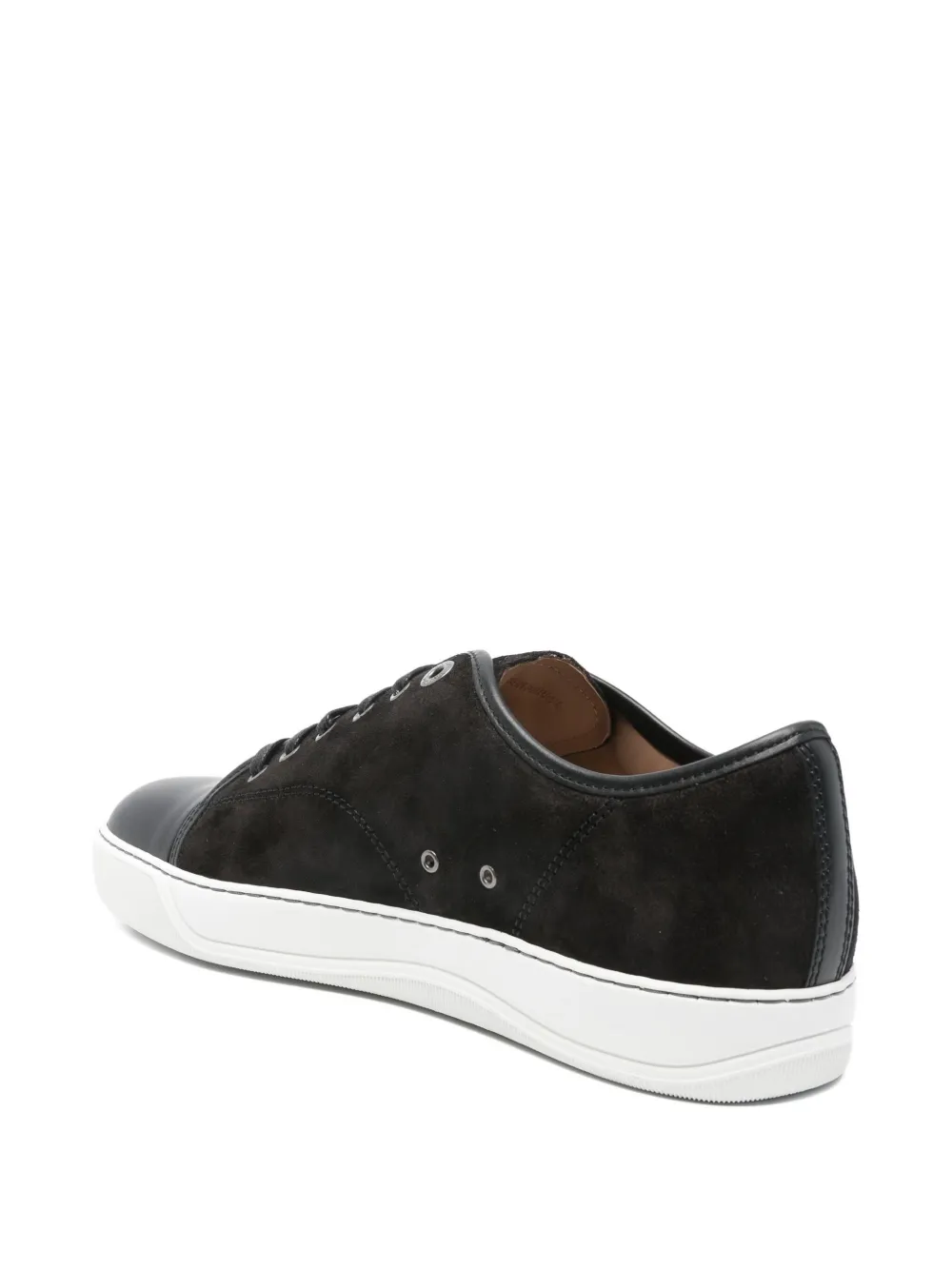 Lanvin leather sneakers Zwart