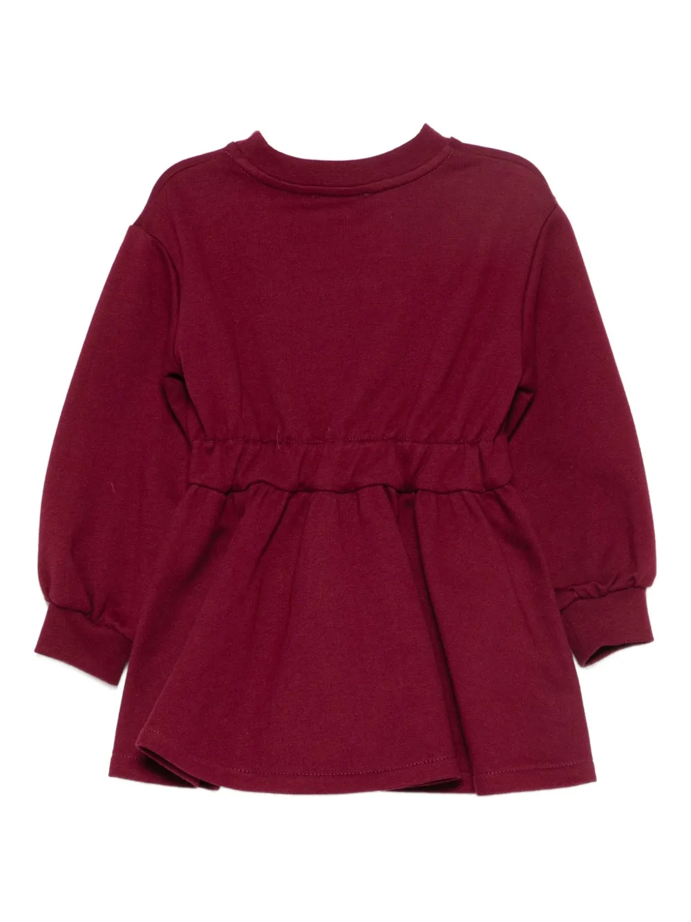 Elisabetta Franchi Logo-embroidered Dress In Red